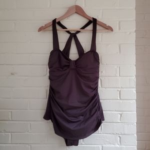A.N.A. Brown One Piece Suit Sz 10